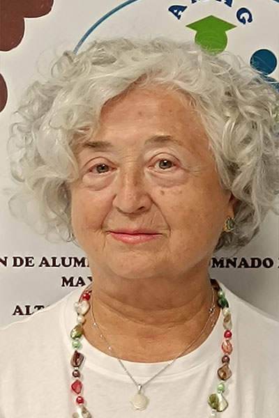 M. Carmen Rascón Berdonces. Vocal organización, programación actividades