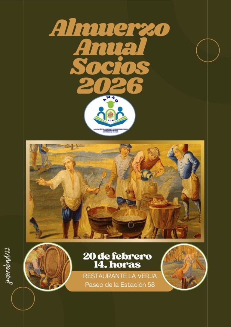 Cartel del Almuerzo Anual Socios 2026 de AMAG