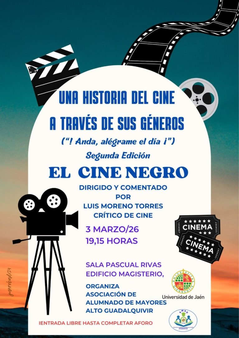 Cartel de Ciclo de Cine 2026: El Cine Negro de AMAG