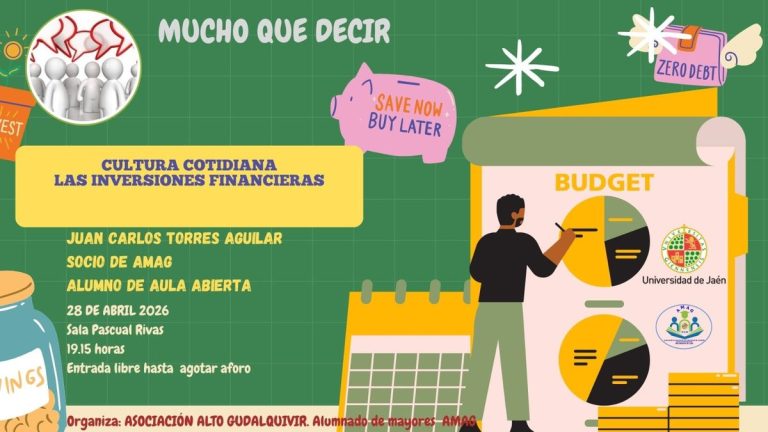 Cartel de Mucho que Decir: Cultura cotidiana — Las inversiones financieras de AMAG