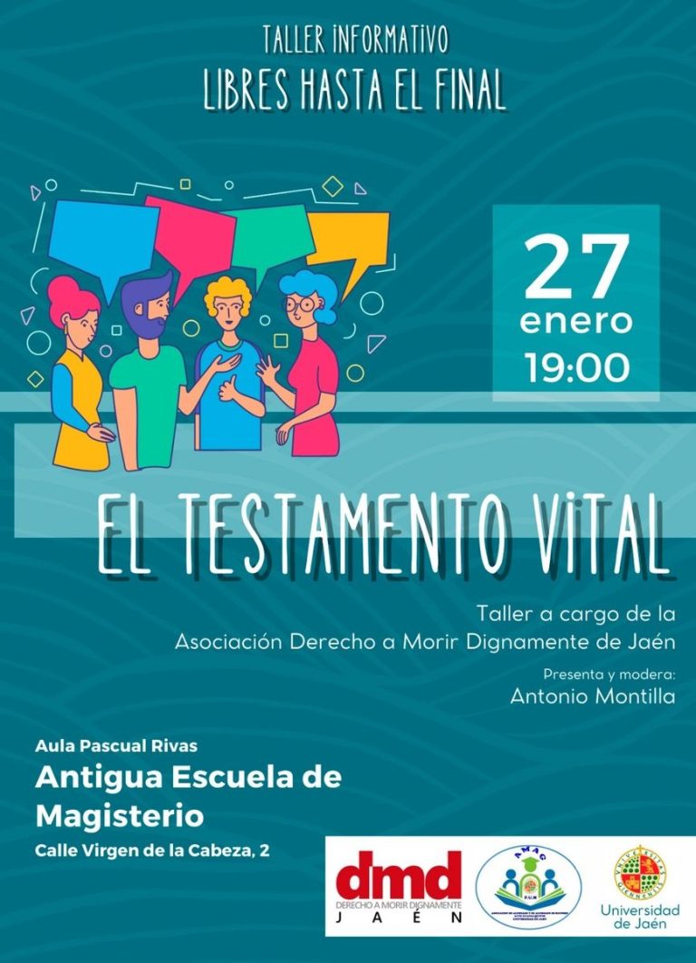 Cartel de Mucho que Decir: El testamento vital de AMAG